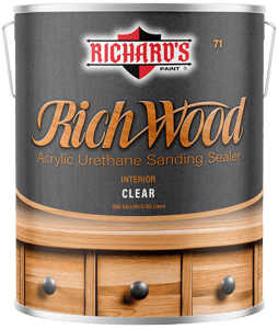 Rich Wood Waterborne Acrylic Urethane Sanding Sealer