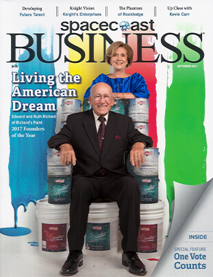 Space Coast Business Mag Cover -w-w Richard's Paint