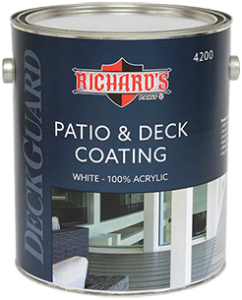 4200 Series Deck Guard 100% Acrylic Patio & Deck Coating
