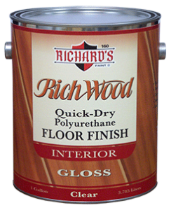 Rich Wood Quick Dry Polyurethane Floor Finish