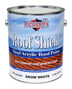 Roof Shield Acrylic Latex Roof Paint Flat
